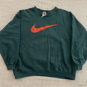 Vintage streetwear Nike Sports Miami Hurricane crewneck size XL